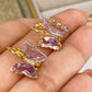Arete de Chapa de Oro COA2016-3