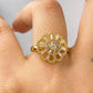 Anillo de Chapa de Oro Giratorio Ajustable ACO1407-1
