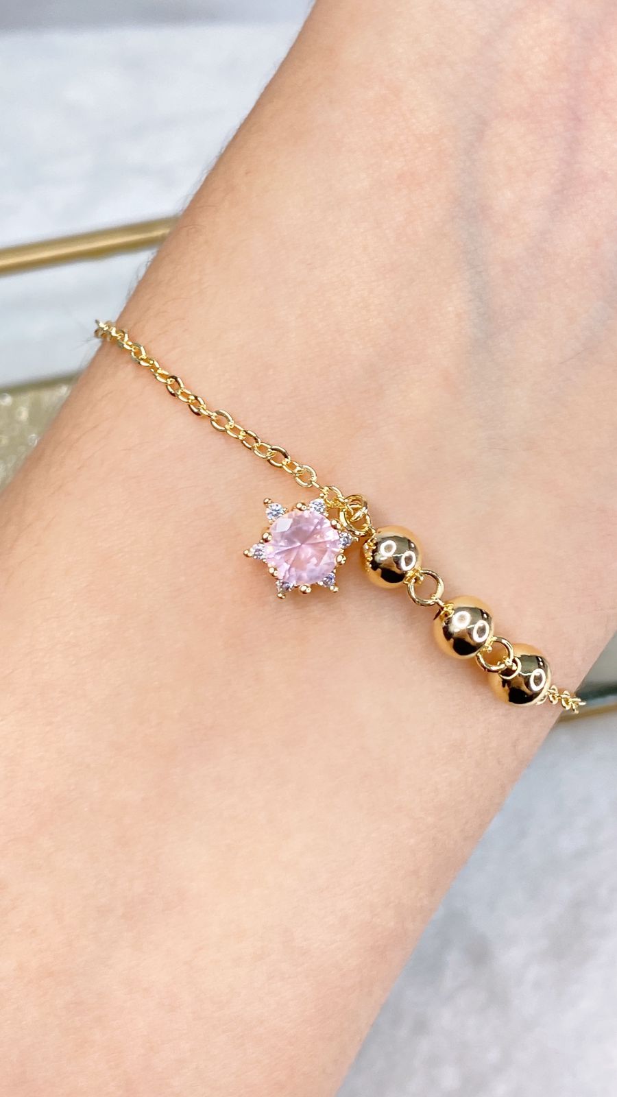 Pulsera de Chapa de Oro COP1581-2