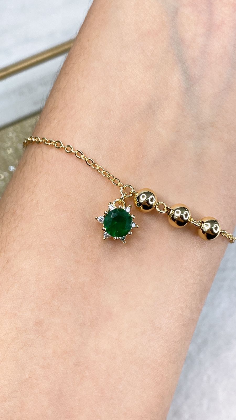 Pulsera de Chapa de Oro COP1581-3