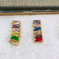 Arete de Chapa de Oro COA2021-8