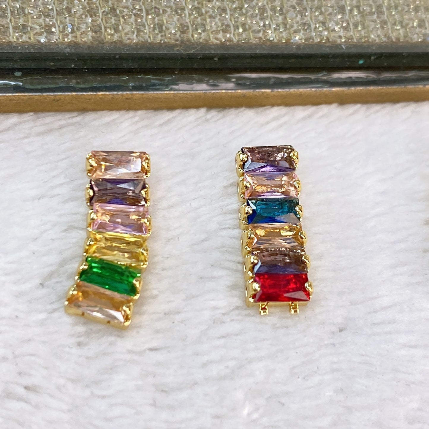 Arete de Chapa de Oro COA2021-8