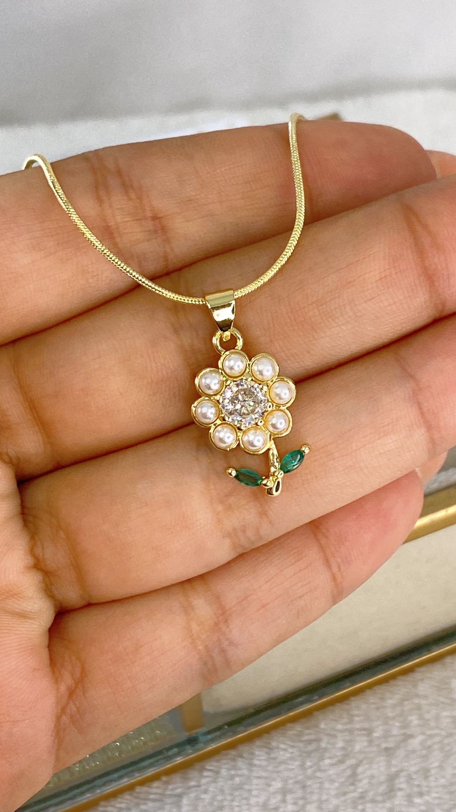 Collar de Chapa de Oro CC2193-1