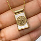 Collar de Chapa de Oro CC2191-1
