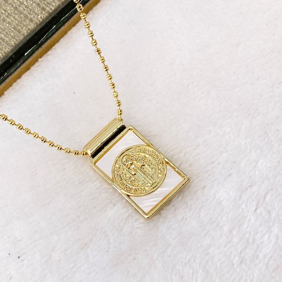 Collar de Chapa de Oro CC2191-1