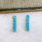 Arete de Chapa de Oro COA2024-1