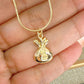Collar de Chapa de Oro CC2208-1