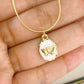 Collar de Chapa de Oro CC2209-1