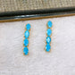 Arete de Chapa de Oro COA2028-4