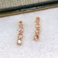 Arete de Chapa de Oro COA2028-2
