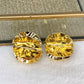 Arete de Chapa de Oro COA2044-1