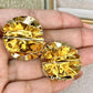 Arete de Chapa de Oro COA2044-1