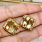 Arete de Chapa de Oro COA2040-1