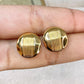 Arete de Chapa de Oro COA2039-1