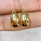 Arete de Chapa de Oro COA2043-1