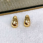 Arete de Chapa de Oro COA2043-1