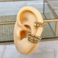Simulador o Ear Cuff de Chapa de Oro COA2035-1