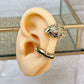 Simulador o Ear Cuff de Chapa de Oro COA2037-1