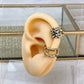 Simulador o Ear Cuff de Chapa de Oro COA2036-1