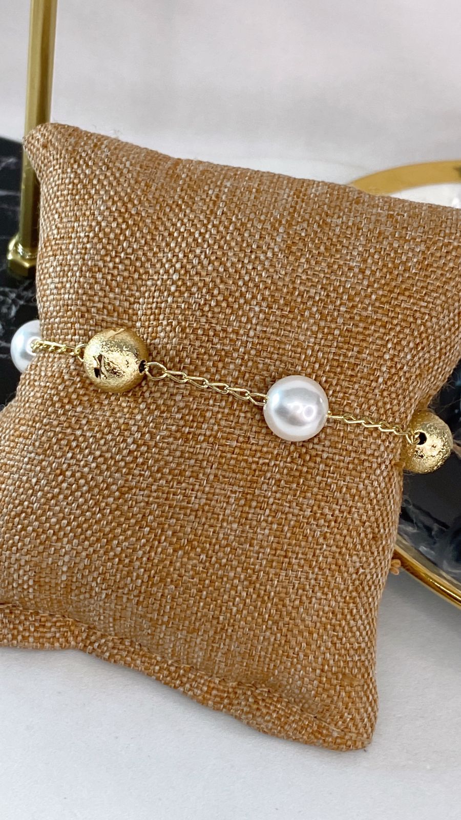 Pulsera de Chapa de Oro COP1599-1