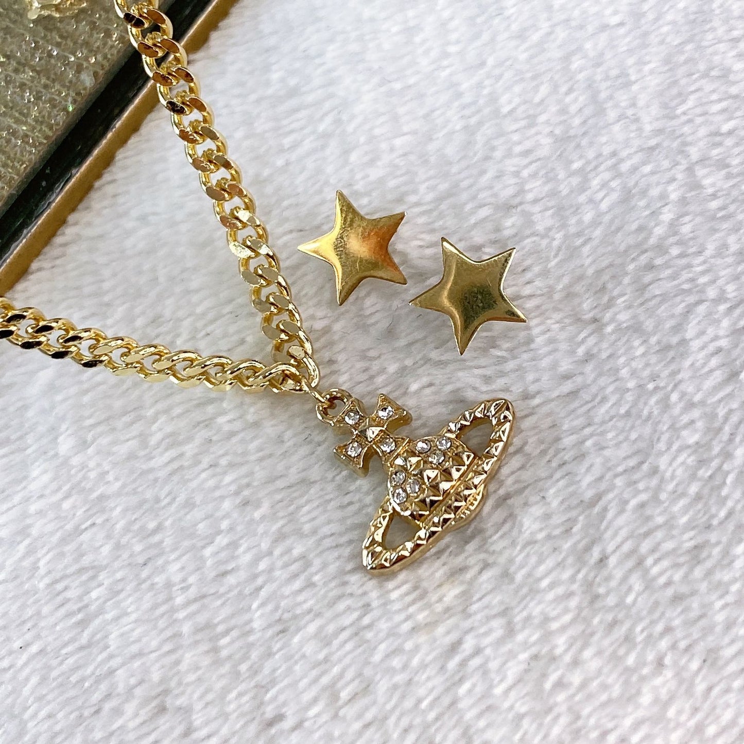 Set de Chapa de Oro y Acero Inoxidable CC2225-1