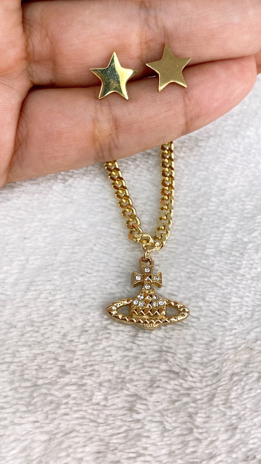 Set de Chapa de Oro y Acero Inoxidable CC2225-1