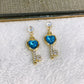 Arete de Chapa de Oro COA2066-3