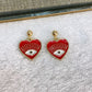 Arete de Chapa de Oro COA2067-2