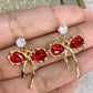 Arete de Chapa de Oro COA2065-5