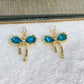 Arete de Chapa de Oro COA2065-2