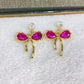 Arete de Chapa de Oro COA2065-5