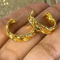 Arete de Chapa de Oro COA2086-1