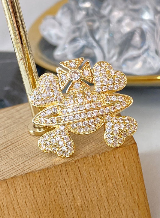Anillo de Chapa de Oro Ajustable ACO1461-1