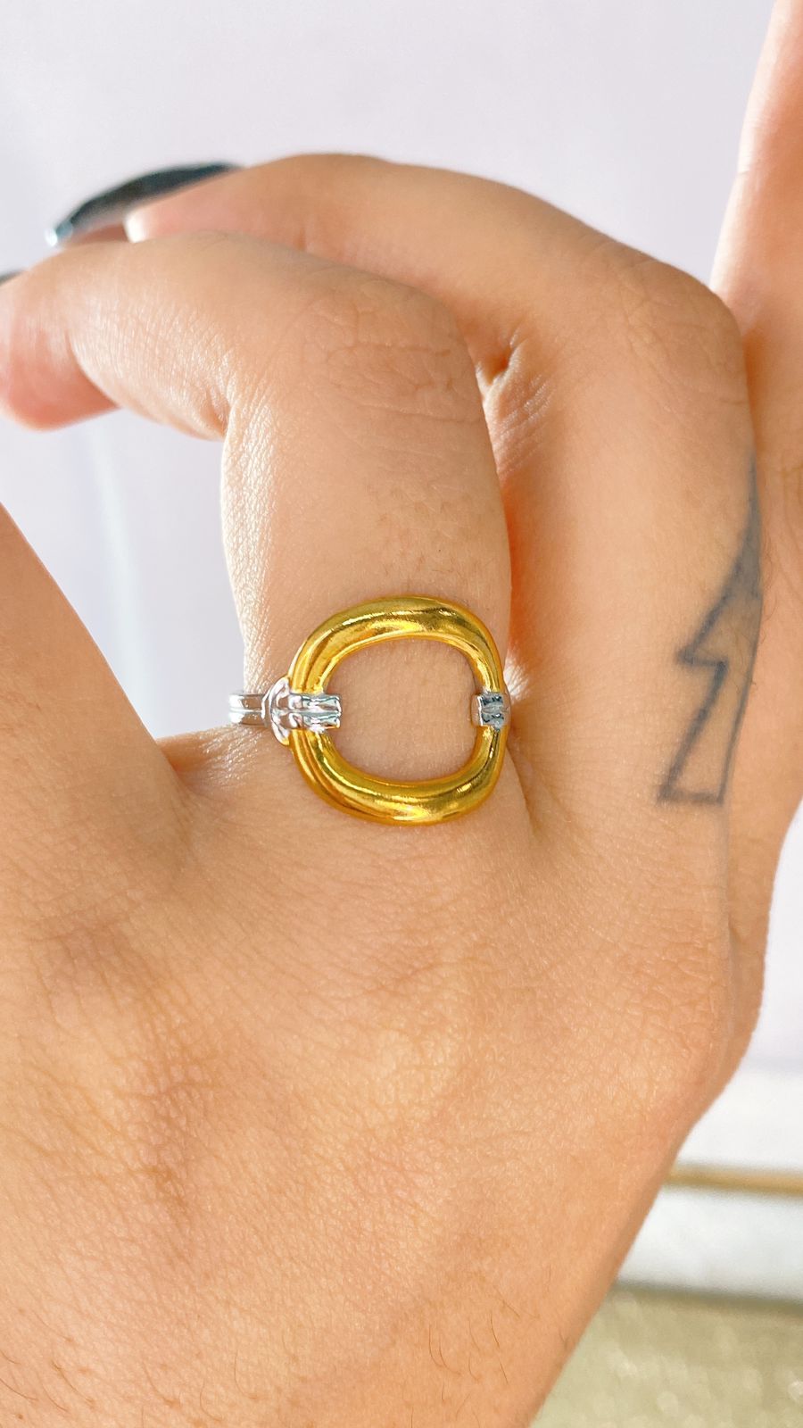 Anillo de Acero Inoxidable Ajustable RAI1035-1