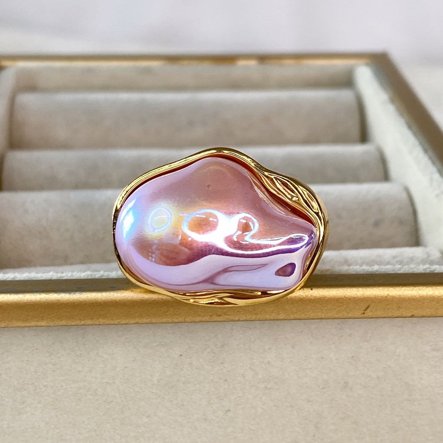 Anillo de Acero Inoxidable Ajustable RAI1045-2