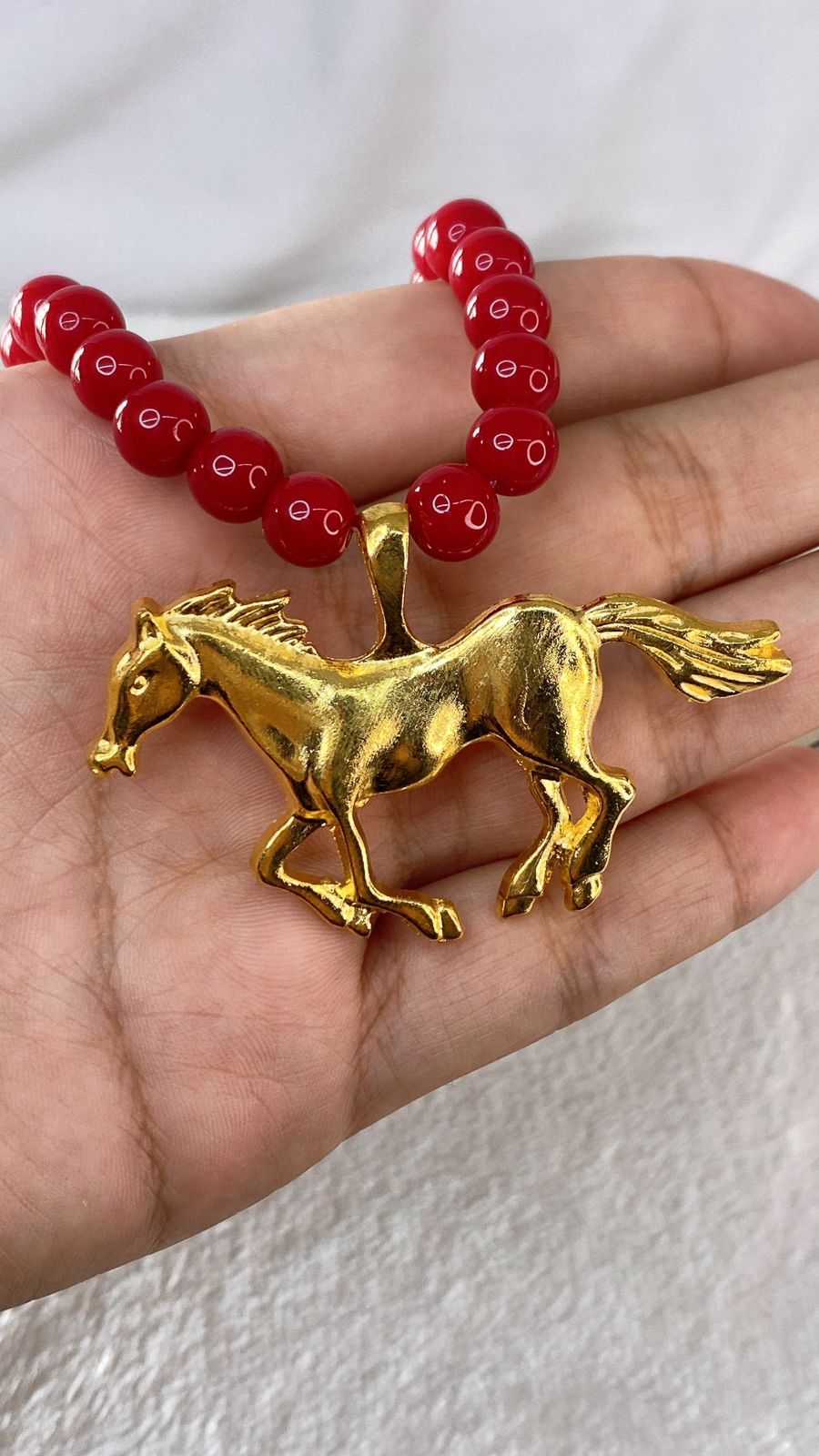 Collar con Cuencas con Dije de Chapa de Oro CC2250-1