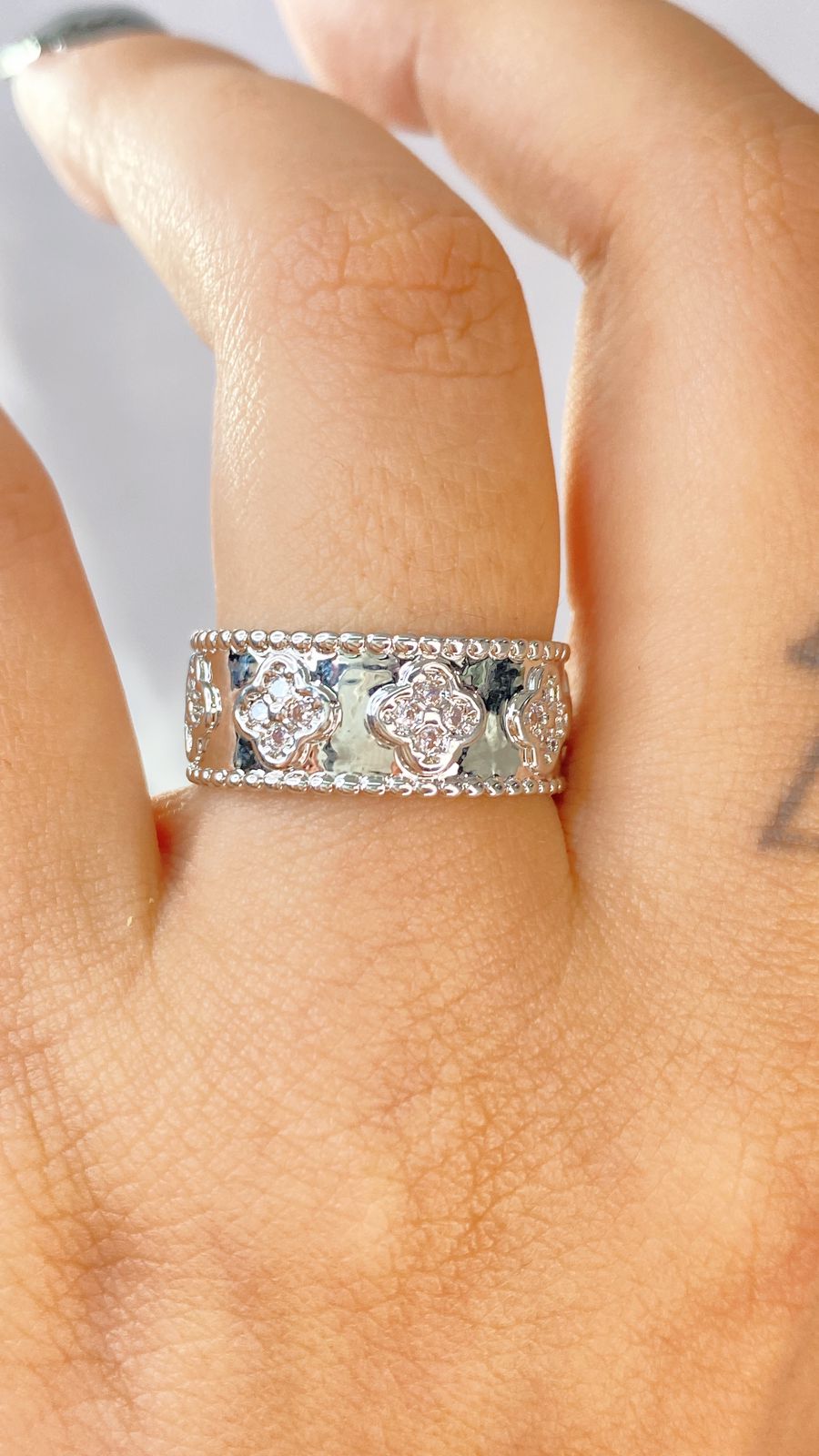 Anillo Chapa de Oro Ajustable ACO1474-2