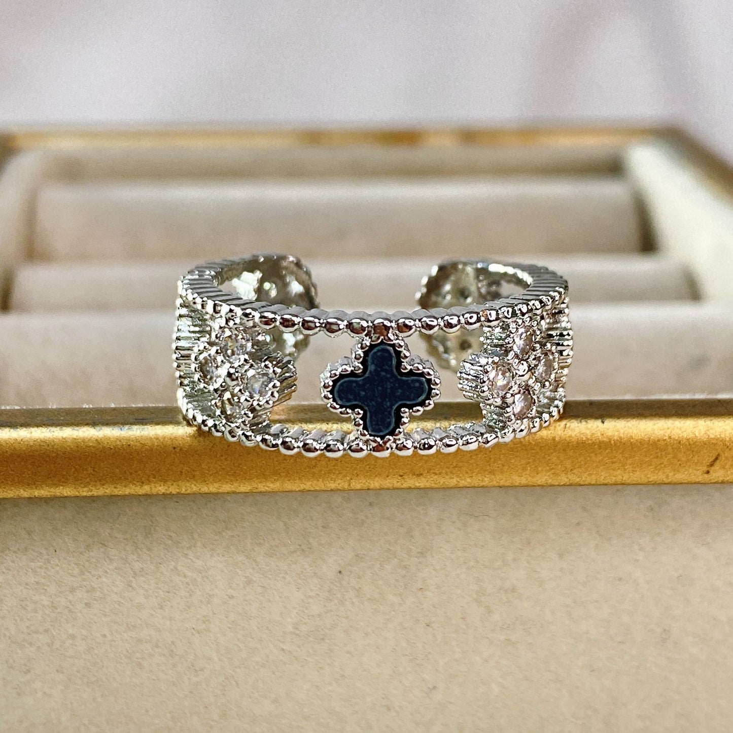 Anillo Chapa de Oro Ajustable ACO1479-2