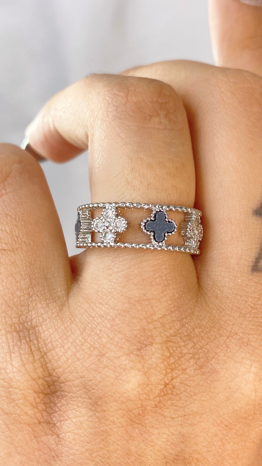 Anillo Chapa de Oro Ajustable ACO1479-2