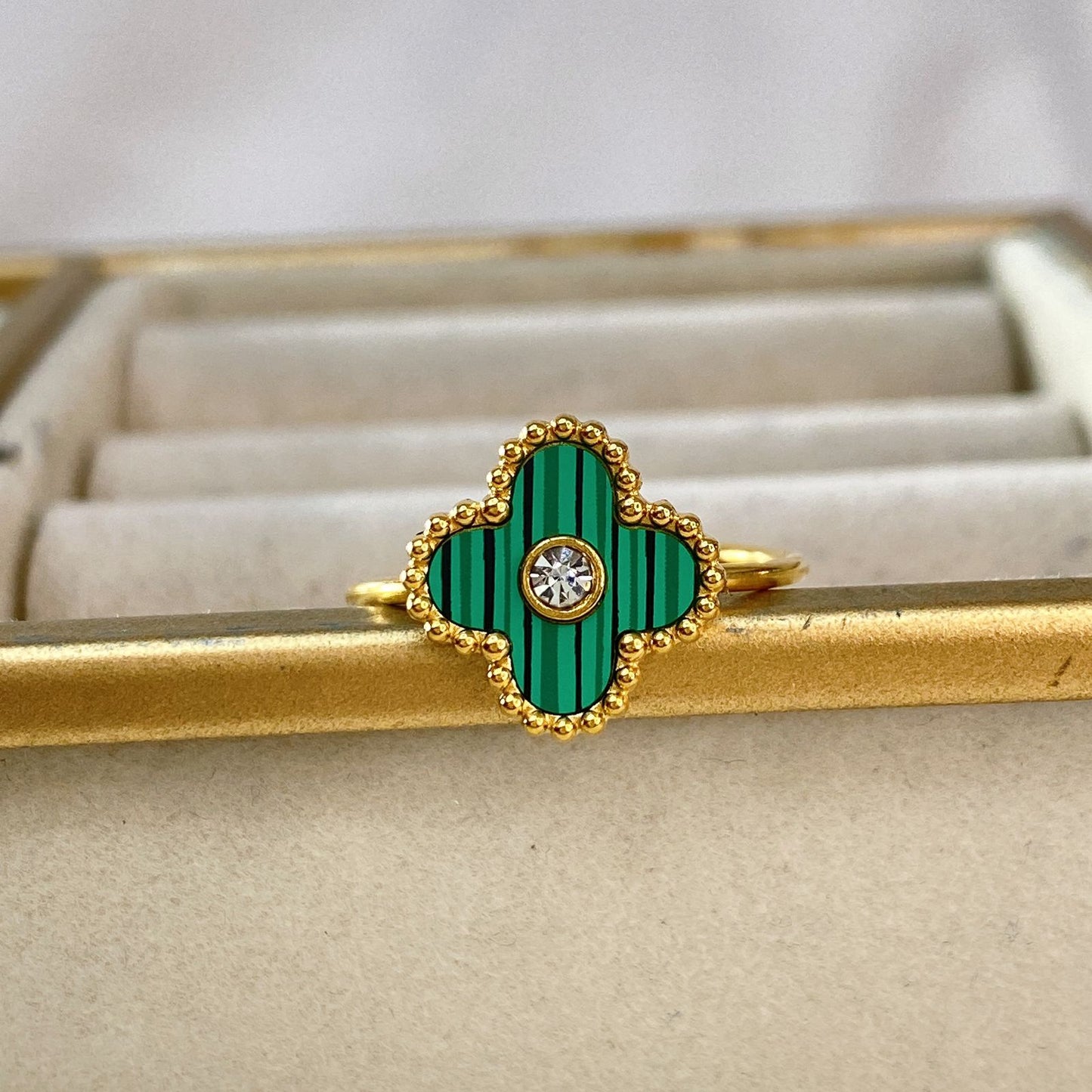 Anillo de Acero Ajustable Inoxidable RAI1053-5