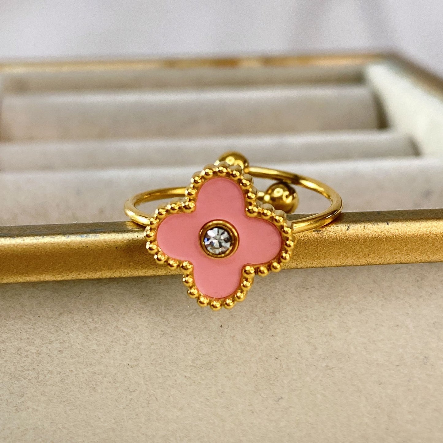 Anillo de Acero Ajustable Inoxidable RAI1053-4