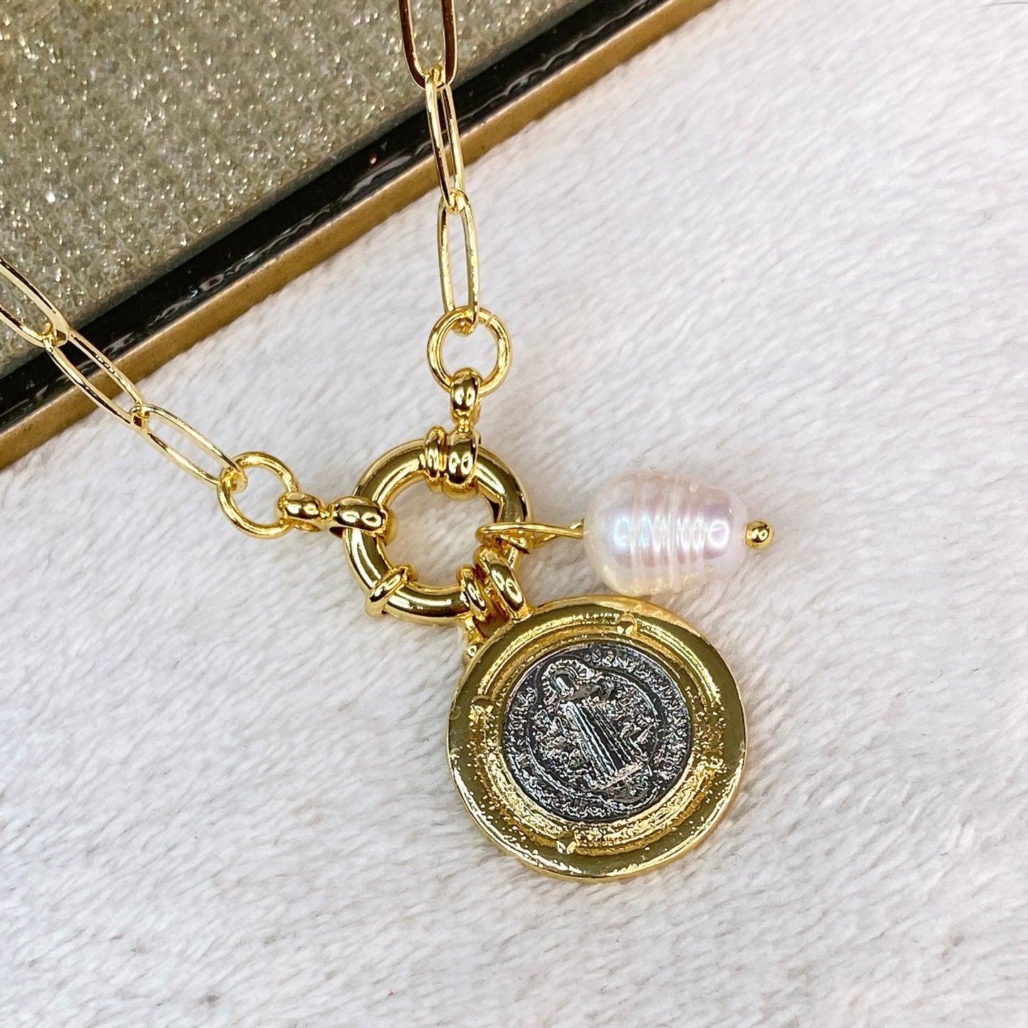 Collar de Chapa de Oro CC2254-1