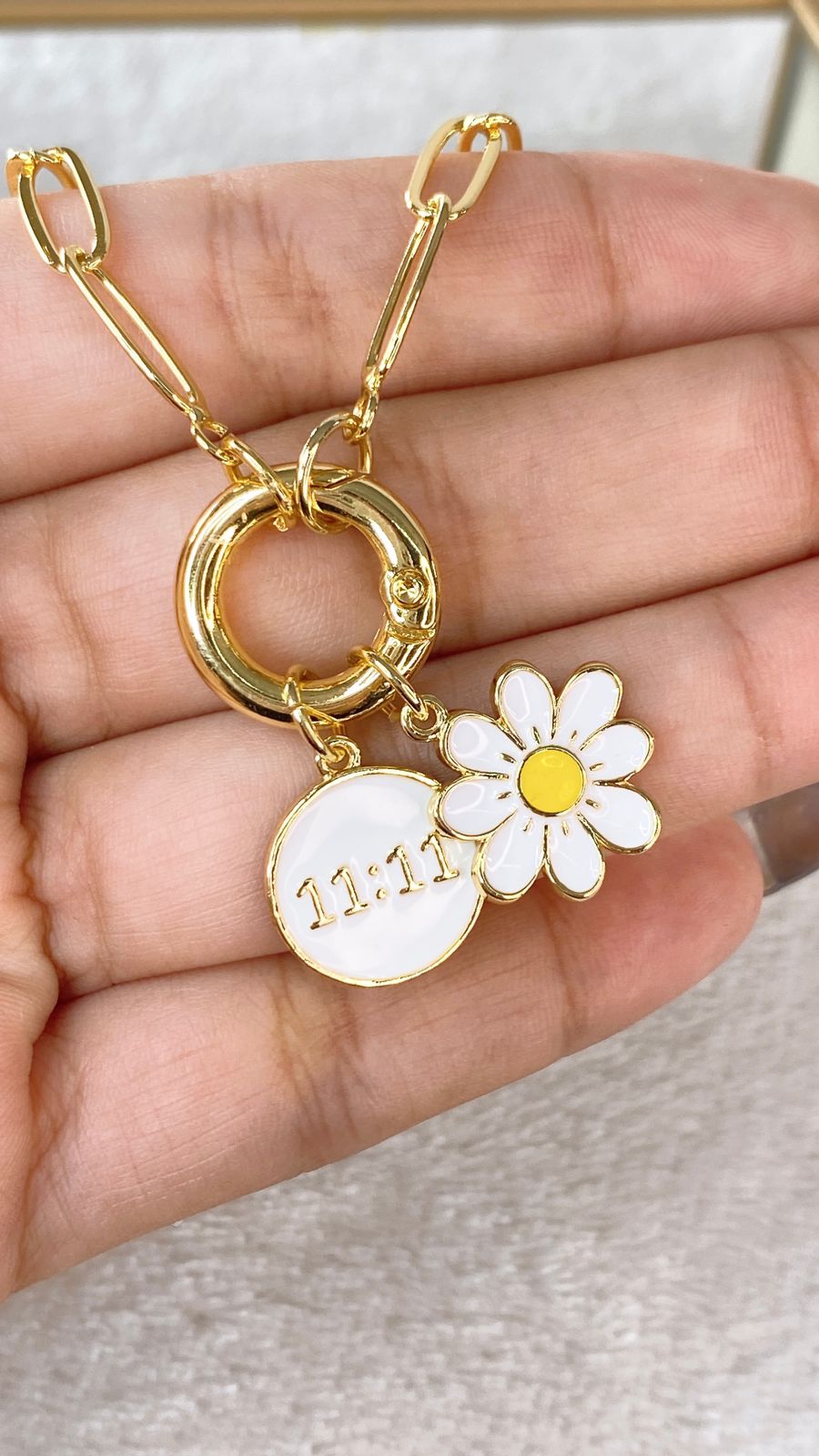 Collar de Chapa de Oro CC2257-1