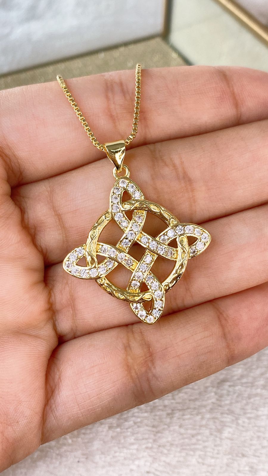 Collar de Chapa de Oro CC2258-1