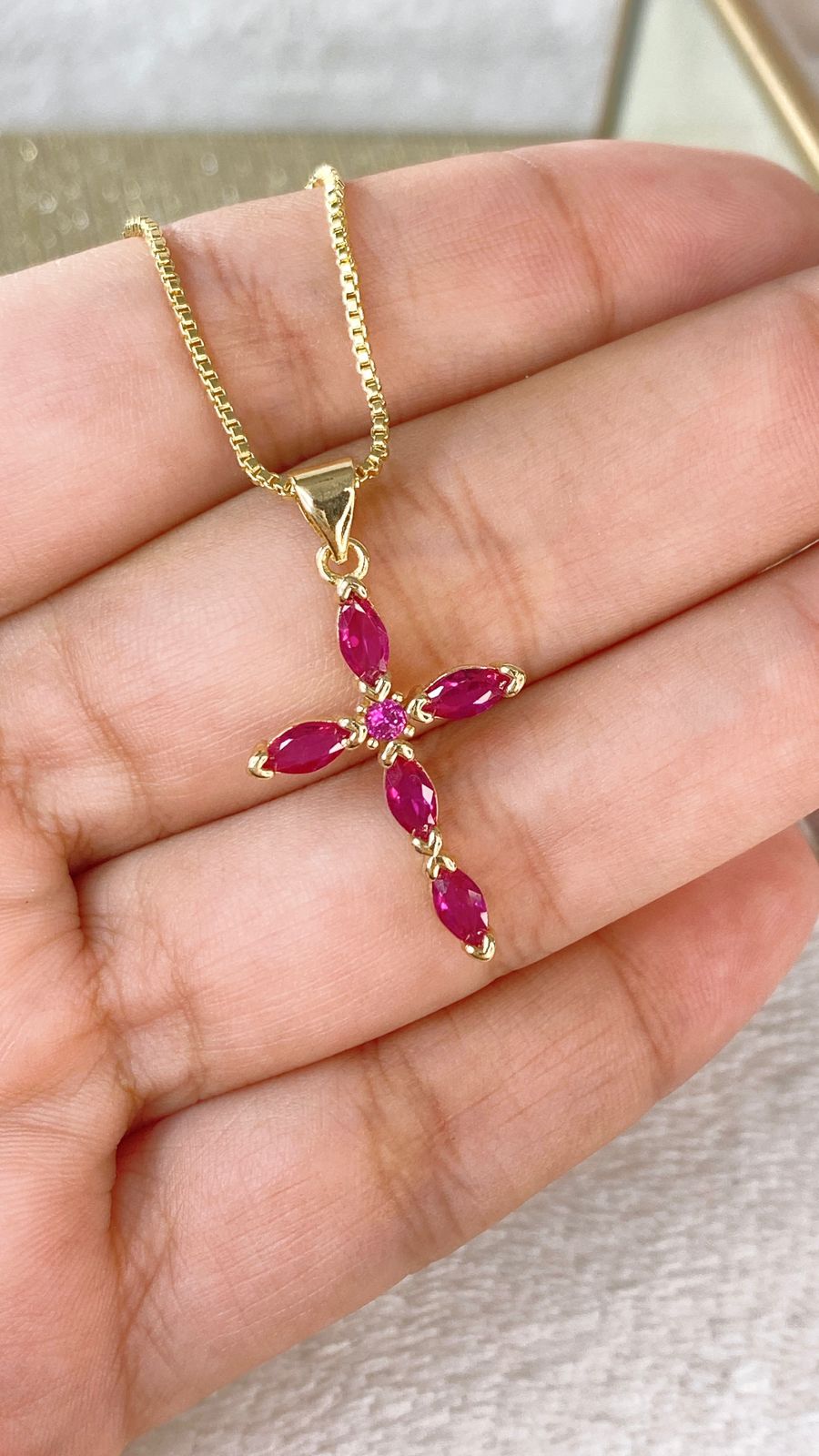 Collar de Chapa de Oro CC2266-3