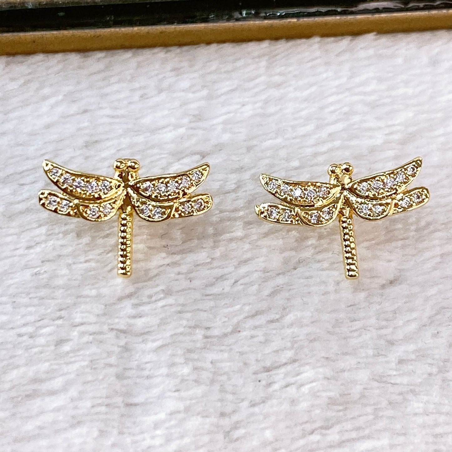 Arete de Chapa de Oro COA2153-1