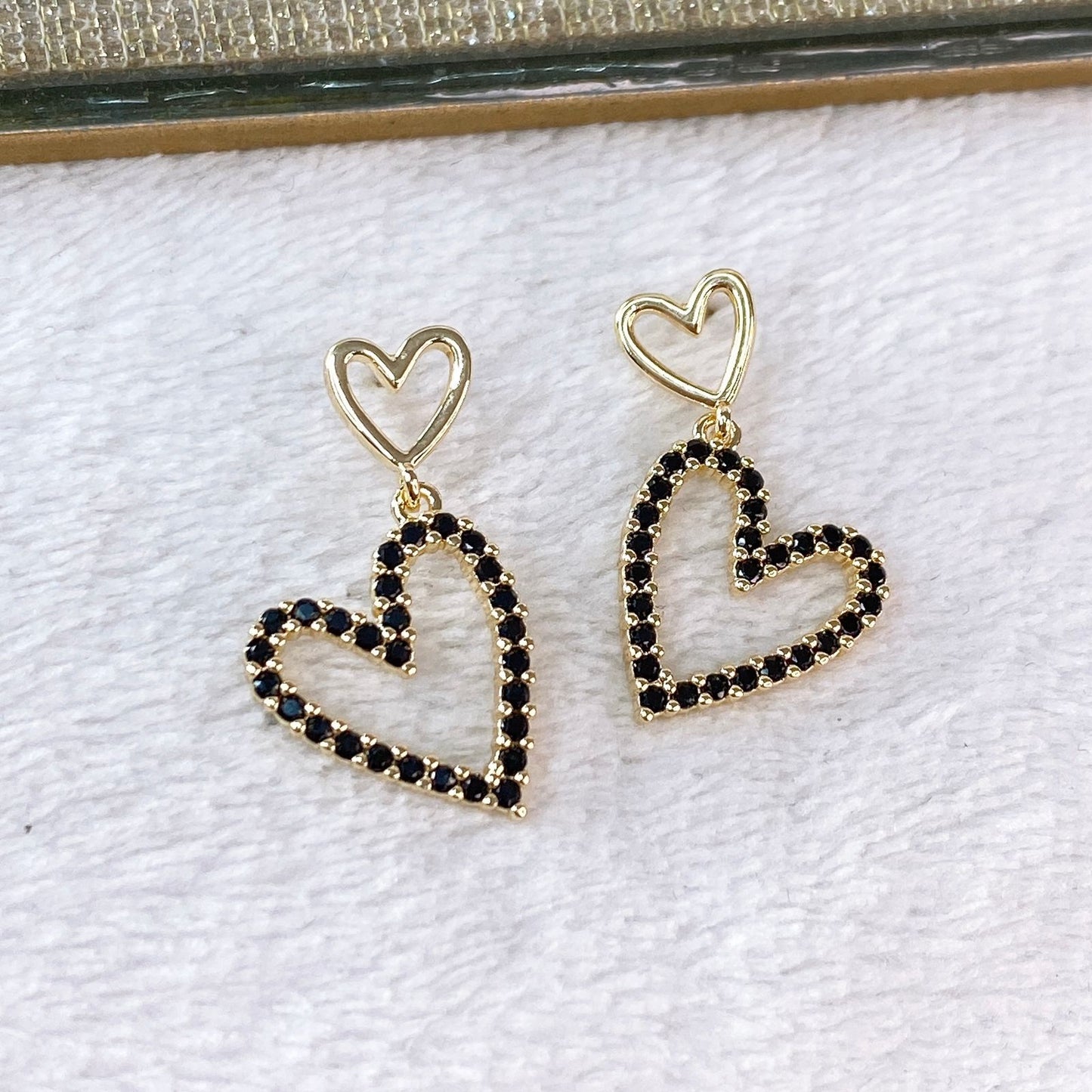 Arete de Chapa de Oro COA2168-2