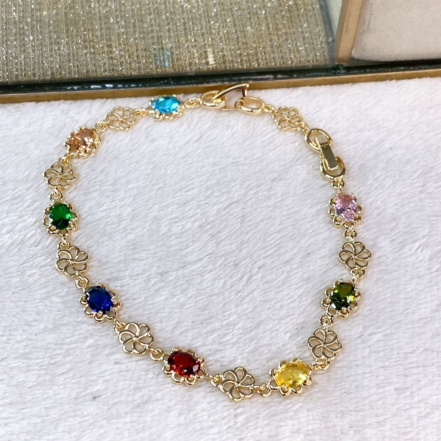 Pulsera de Chapa de Oro COP1616-3