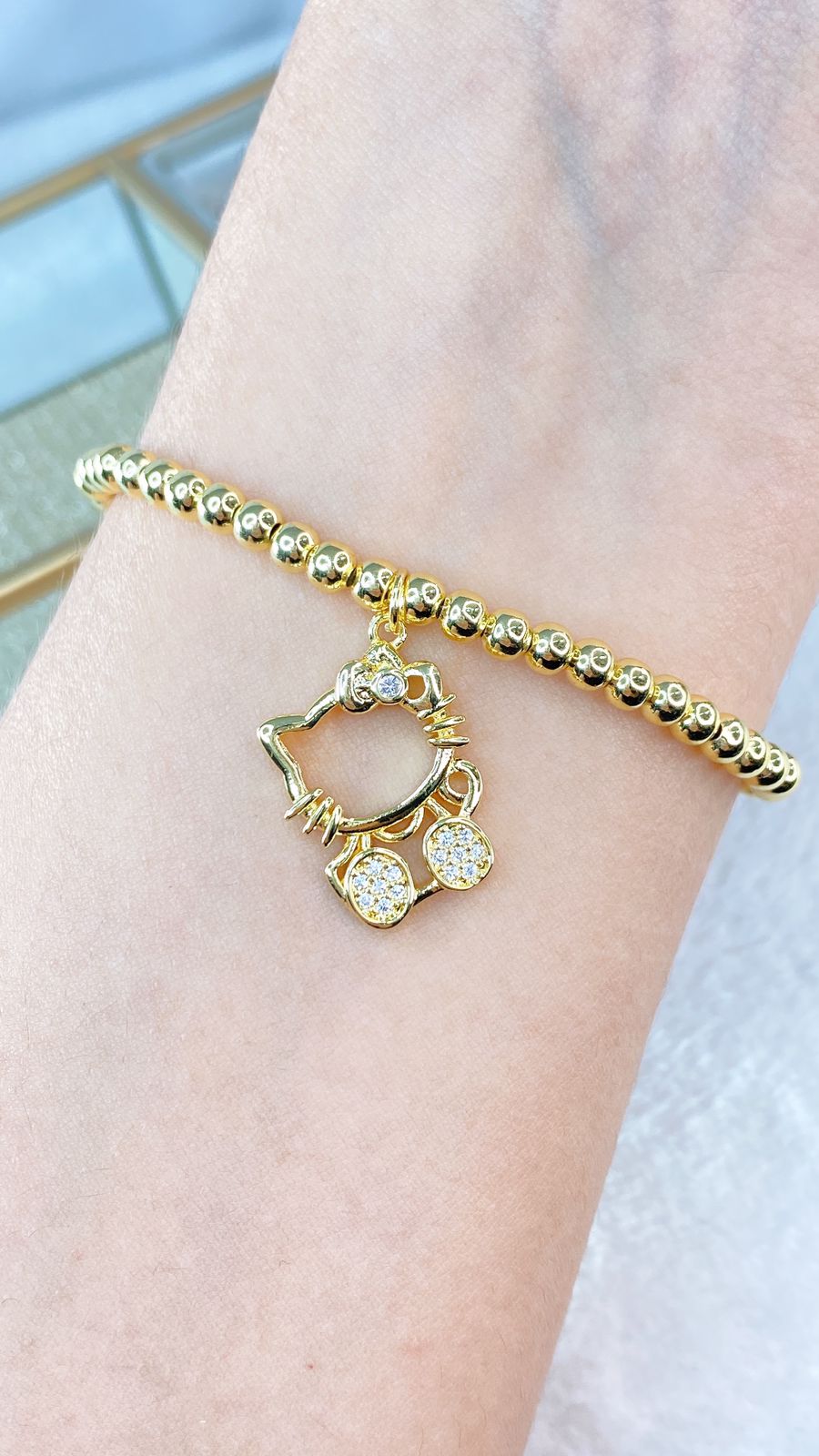 Pulsera de Chapa de Oro COP1617-1