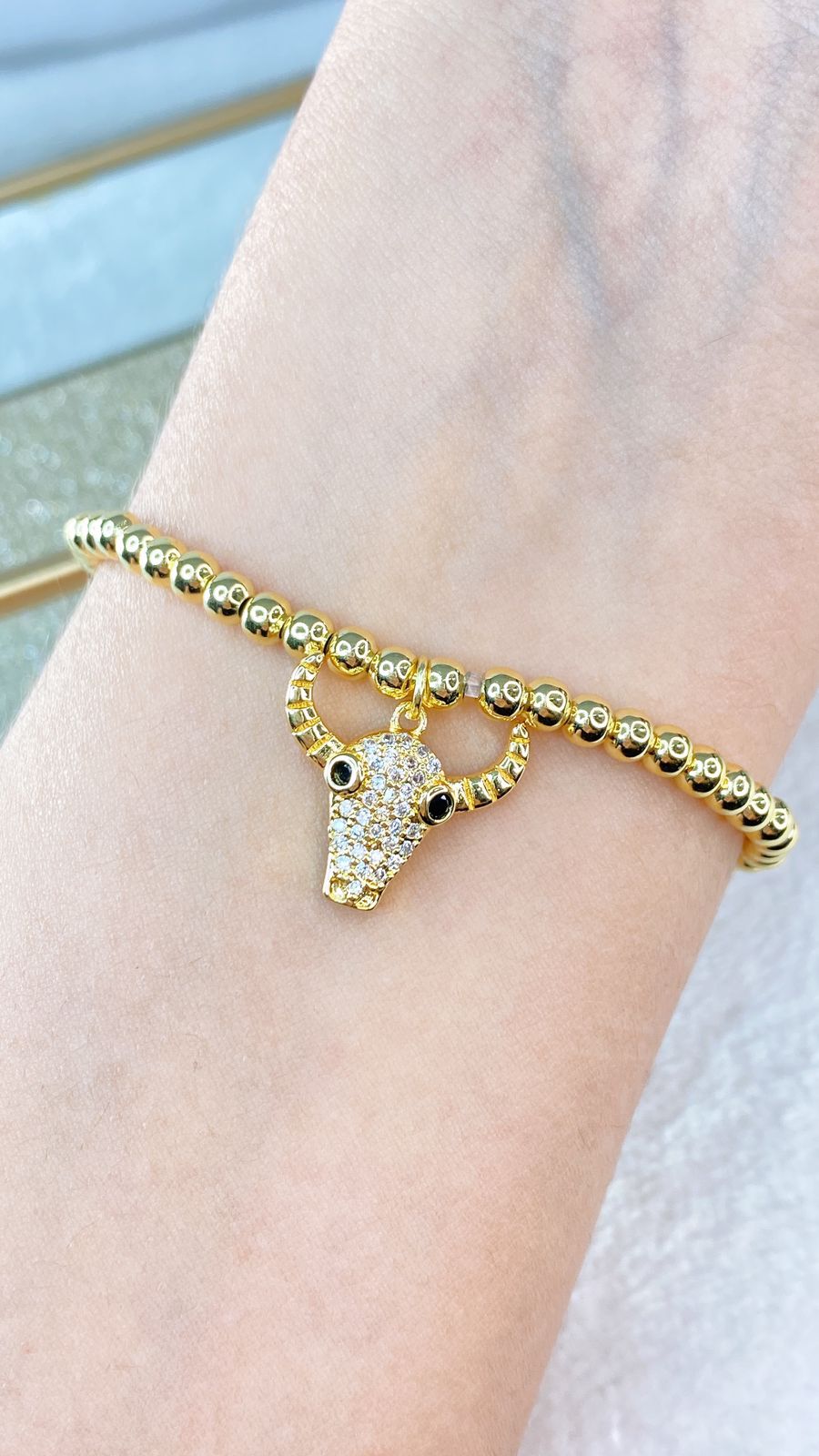 Pulsera de Chapa de Oro COP1620-1